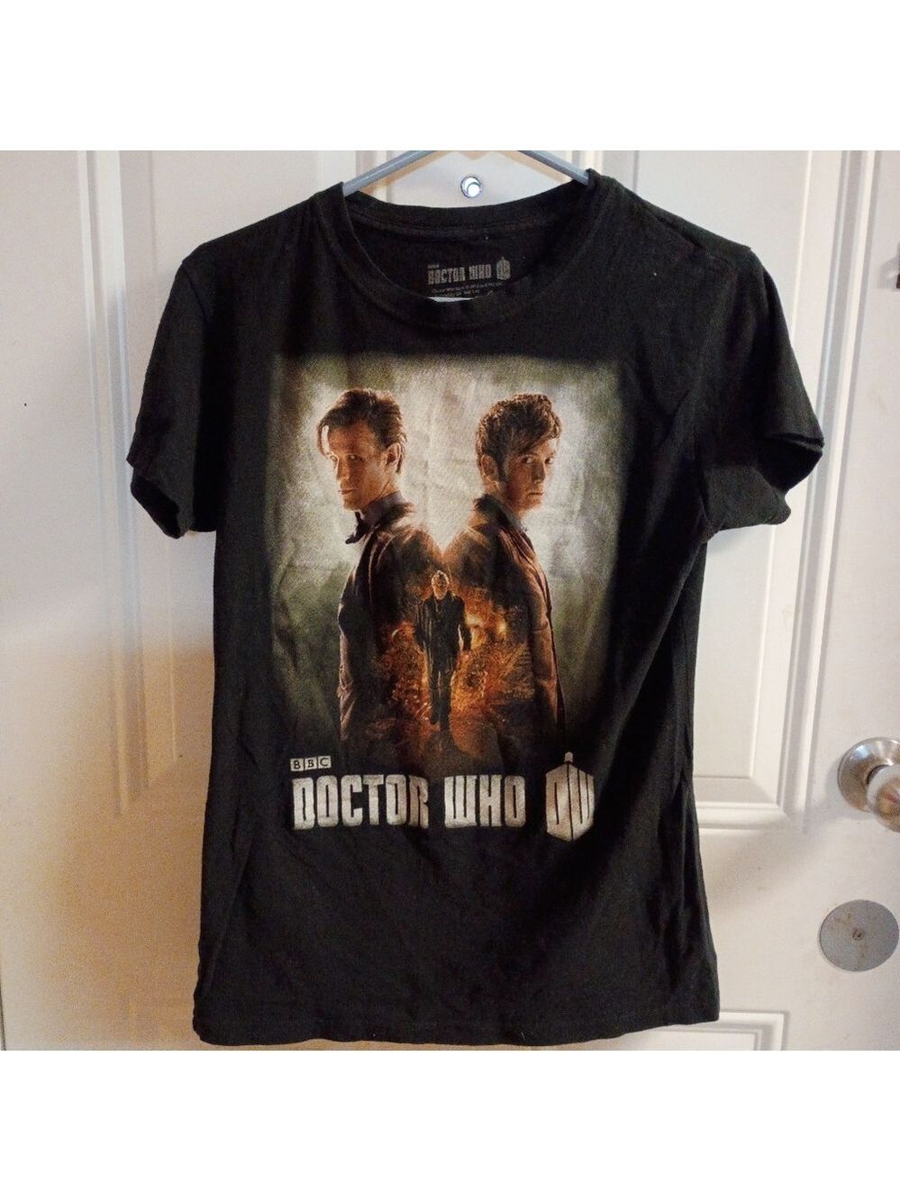 🆓 Free W/ Purchase, Doctor Who Black Graphic T-Shirt Size XL